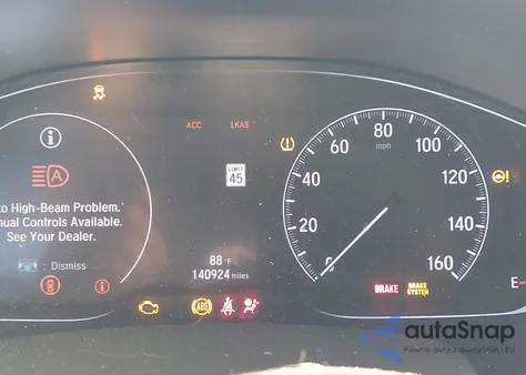 2020 Honda Accord Lx z USA, uszkodzony, nr VIN 1HGCV1F18LA062556